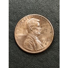B 11 Moneda 1 Cent SUA 1990 D