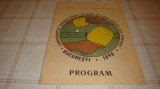 Program Campionatele Internationale de Tenis de masa de seniori ale Romaniei - 1990