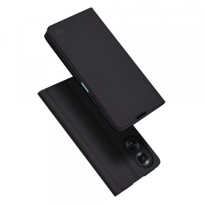 Husa pentru Oppo A58 4G, Techsuit, Magskin Book, Neagra foto
