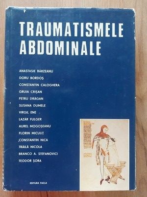 Traumatismele abdominale- Anastasie Brezeanu, Doru Bordos foto