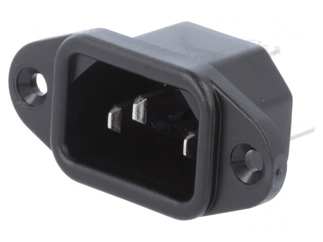 Conector de Alimentare AC Soclu Tată 10A 250V