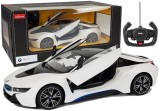 Masinuta cu telecomanda BMW i8 Rastar 1:14, alb, Lean 6014