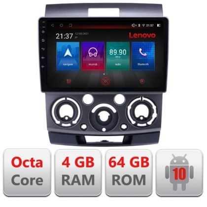 Navigatie Ford Ranger Mazda BT50 2007-2012 E-RANGER Octa Core cu Android Radio Bluetooth Internet GPS WIFI DSP 4+64GB CarStore Technology