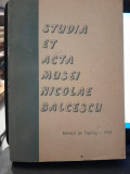 Studia et acta musei Nicolae Balcescu, Balcesti pe topolog-1969