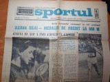 Sportul 20 octombrie 1968-lia manoliu medalia de aur la jocurile olimpice mexic