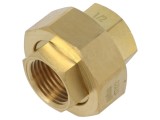 Conector dublu conic cu garnitură GEBO mamă-mamă 340-4BR