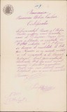 246S Certificat de cetățenie rom&acirc;nă semnat olograf primarul orașului Vaslui, Neron Lupașcu, 1879