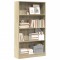 Gossi biblioteca, stejar sonoma, 80x24x143 cm, lemn prelucrat