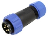 Conector circular tată 5 pini IP68, 30A, 500V - WEIPU SP21
