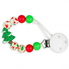 KidPro Pacifier Holder clips pentru suzetă Christmas Tree 1 buc