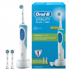 Perie dinti electrica Oral-B D12.523 Vitality Plus, 1+1 capat Cross Action foto