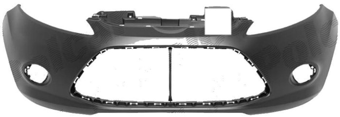 Bara fata Ford Fiesta (Ja8), 09.2008-01.2013, negru, cu locas pentru proiectoare, 1568813