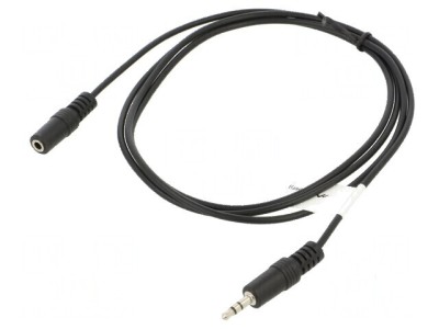 Cablu Jack 3,5mm 3pin 1,5m negru foto