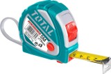 Ruleta TOTAL - 5m x 19mm - buton 3 functii