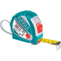 Ruleta TOTAL - 5m x 19mm - buton 3 functii