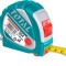 Ruleta TOTAL - 5m x 19mm - buton 3 functii