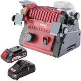 Raider RDP-SCBG20 + RDP-R20 - Polizor de banc 50 mm + Set 1 acumulator si incarcator Li-Ion 20 V 2 Ah