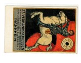 Germania 1914 - Tir, carte postala ilustrator, emisiune privata, circulata