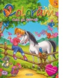 Coloram 5 - Cai si ponei (Contine abtibilduri!)
