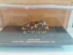 Macheta tanc Sd.Kfz. 250-9 Vimperk Cehoslovacia - 1945 scara 1:72 foto