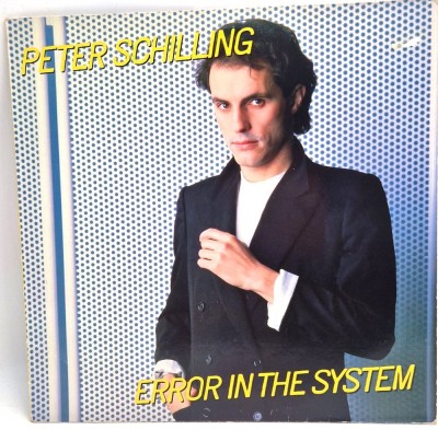 Peter Schilling &amp;ndash; Error In The System NM / VG+ vinil LP disc WEA Europa 1983 synth pop new wave foto