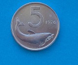 5 Lire 1976 Italia-Calitate!-
