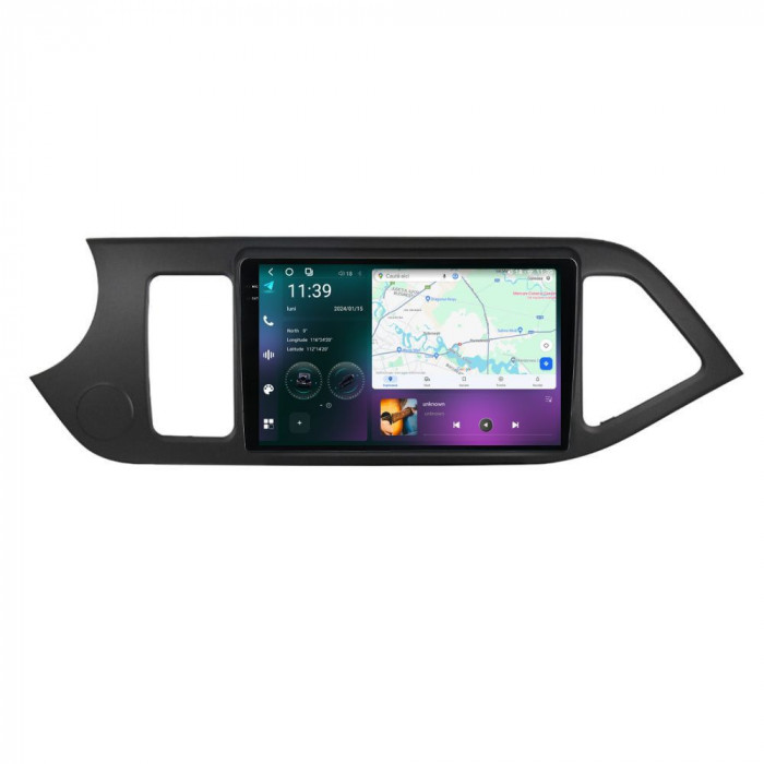 Navigatie dedicata cu Android Kia Picanto II 2011 - 2017, 12GB RAM, Radio GPS