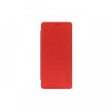 Husa Samsung Galaxy Note 8 Meleovo Smart Flip Red (spate mat perlat si fata cu aspect metalic)