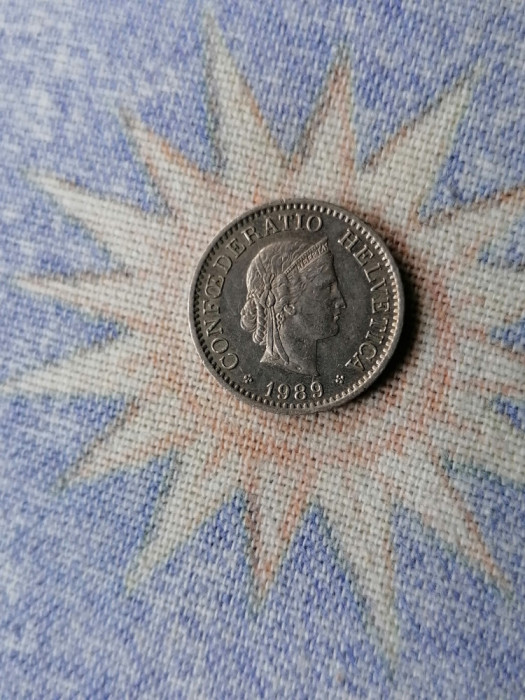 Moneda 10 RAPEN 1989 ELVEȚIA