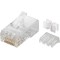 Mufa retea RJ45 8P8C Cat6A neecranat contacte aurite 50u Goobay