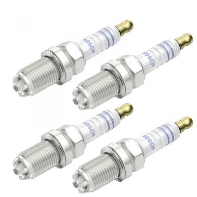 Set 4 bujii scanteie Bosch pentru Audi A6 C5, A8 D2, Porsche 911, Boxster, Cayenne foto
