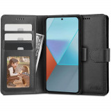 Husa Tech-Protect Wallet Wallet pentru Xiaomi Redmi Note 13 4G/LTE Negru, Silicon