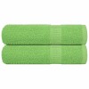 VidaXL Prosoape de duș 2 buc Verde măr 70x140 cm 360 g/m&sup2; 100% bumbac 137025