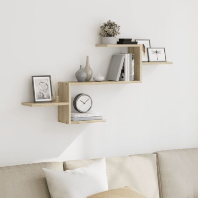 Gossi raft de perete, stejar sonoma, 104x15x49 cm, lemn prelucrat foto