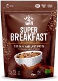 Mic dejun BIO fara zahar, cu ovaz, cacao si crema de alune padure Iswari
