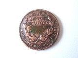 Cumpara ieftin Rară! Medalia Mihai Voda Viteazul 1905:Rom&acirc;nia recunoscătoare,gravori:Radivon-Carniol,diametru:30 mm