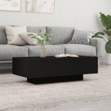 Masuta cafea Gossi neagra 100x49.5x31 cm lemn prelucrat living design modern