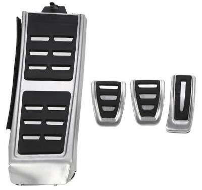 Set 4 Buc Ornamente Pedale Cutie Manuala Compatibil Audi Q5 8R 2008&amp;rarr; EZC-AU-166 foto