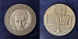 Medalia MIRON RADU PARASCHIVESCU 100 de ani de la nastere 1911-1971 &amp; steama orasului Zimnicea, medalie comandata de sectia numismatica Alexandria