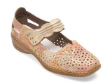 Cumpara ieftin Pantofi RIEKER multicolor, 41399, din piele naturala