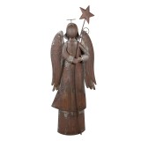 Cumpara ieftin Figurina Inger metal maro 48x18x133 cm