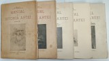 MANUAL DE ISTORIA ARTEI de G. OPRESCU , VOLUMELE I - IV partea a doua ( 5 CARTI ) , 1945 -1946
