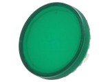 Lentilă transparentă verde pentru buton 22mm, plastic 84