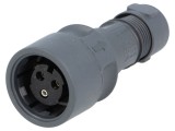 Conector circular mamă 3 pini 16A 277V Buccaneer 6000 BULGIN