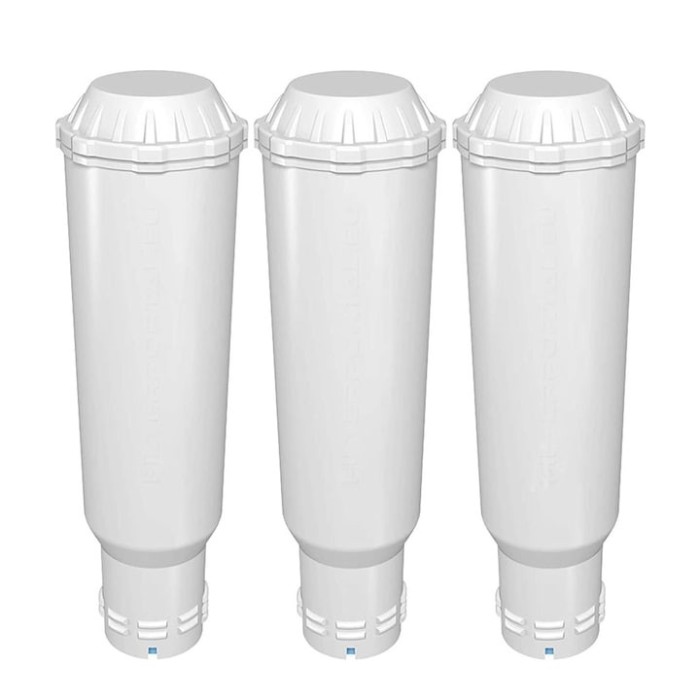 Set 3 filtre de apa pentru espressoare, Aqualogis, AL-TES46, Compatibilitate multipla, Alb