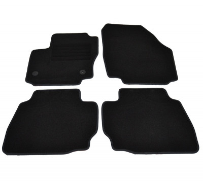 Covorase mocheta Ford MONDEO 2013- Negru, set de 4 bucati Kft Auto foto