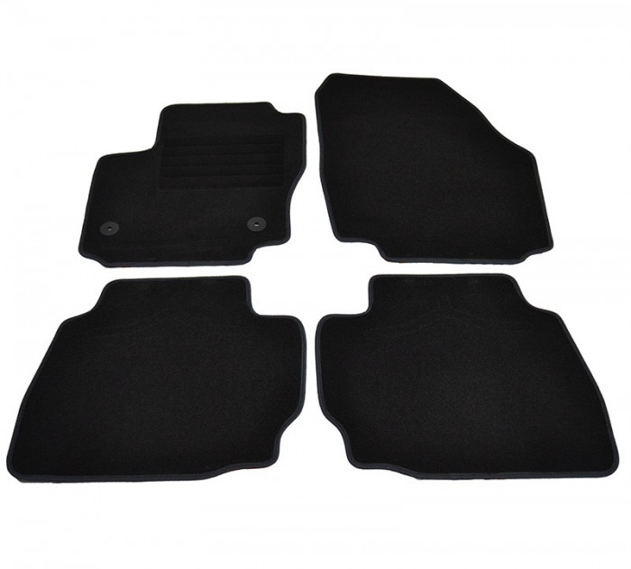 Covorase mocheta Ford MONDEO 2013- Negru, set de 4 bucati Kft Auto