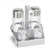 Oliviera inox 5 piese cu suport foto