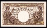 ROMANIA - 2000 LEI - Octombrie 1944 . Fil Traian . Aproape necirculata . AUNC