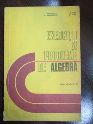 Exercitii si probleme de algebra pentru clasele 9-12-C.Nastasescu, M.Brandiburu, C.Nita, D.Joita foto